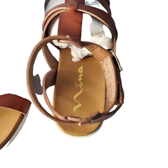 Nina | Strappy Sandal | Tan | size 5 - Picture 4 of 4